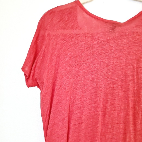 J Crew Linen Embroidered Top - Picture 6 of 7